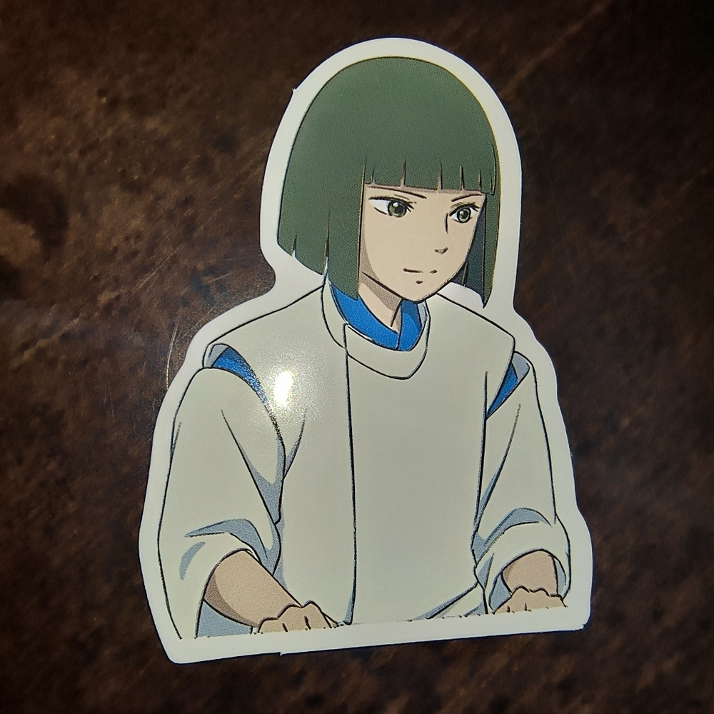 Spirited Away Anime Character in White Robe Studio Ghib